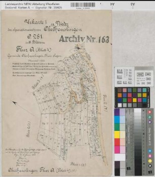 Oberheuslingen (Freudenberg), Niederheuslingen (Freudenberg), Separation Ober- und Niederheuslingen, Urkarte 1 Oberheuslingen Flur A,Bl. 4