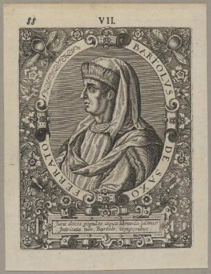 Bildnis des Bartolvs de Saxoferrato