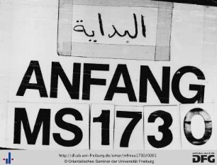 MF Mau 1730