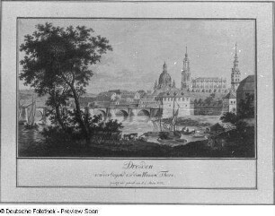 Dresden von der Gegend vor dem Weisen Thore
