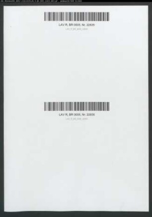 Steckbriefe, Generalia Bd. 1
