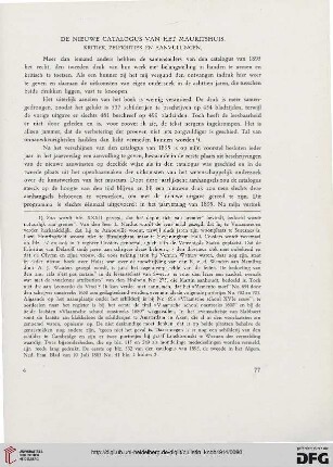 2.Ser. 7.1914: De nieuwe catalogus van het Mauritshuis : Kritiek, zelfkritiek en aanvullingen$nElektronische Ressource