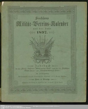34.1897: Sachsens Militär-Vereins-Kalender : für das Jahr ...