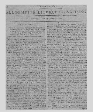 Lectüre für Reisediletanten. Bd. 1. Frankfurt am Main: Hermann 1798