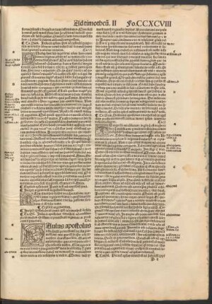 Incipit argumentum in epistolam secundam.