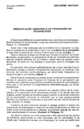 107-154, Deuxième section