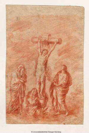 Christus am Kreuz mit Maria und Johannes