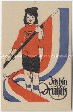 Postkarte zur Volksabstimmung in Schleswig