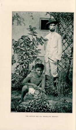 The author and his travelling servant