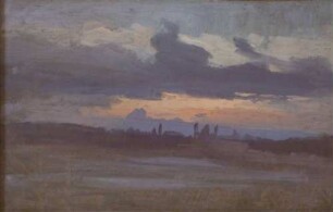 Landschaft mit Pappeln