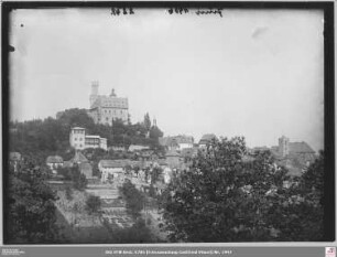 Kronberg mit Burg von Westen