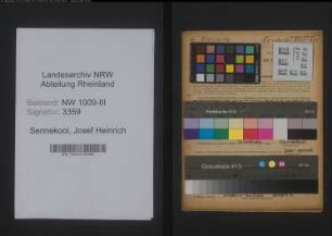 Entnazifizierung Josef Heinrich Sennekool , geb. 29.07.1909 (Klempnermeister)