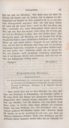 45-55 Kirchenhistorische Theologie