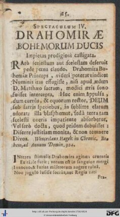 Spectaculum IV.