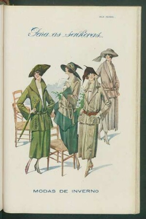 Para as senhoras... : Modas de inverno