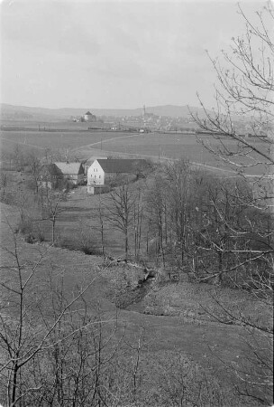 Schanze bei Niethen. Ringwall. : Něćinske hrodźišćo.