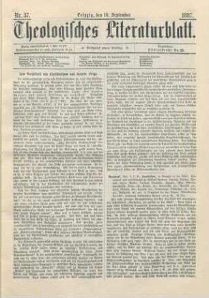 337-338 Zum Verhältniß von Christenthum und socialer Frage