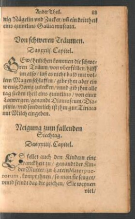Von schweren Träumen. Das xxiii. Capitel.