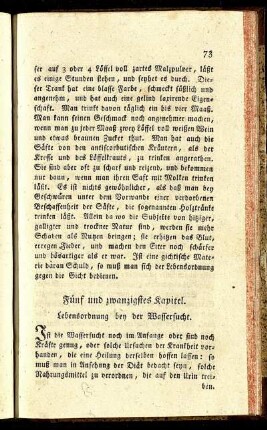 Fünf und zwanzigstes Kapitel. - Dreyßigstes Kapitel.