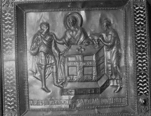 Heiliger Ambrosius heilit einen Lahmen