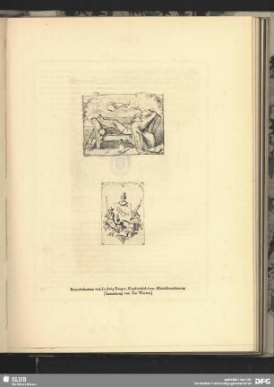 Besuchskarten von Ludwig Burger