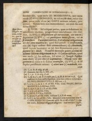 XXVIII-XXXVII, § XVIII - XXII