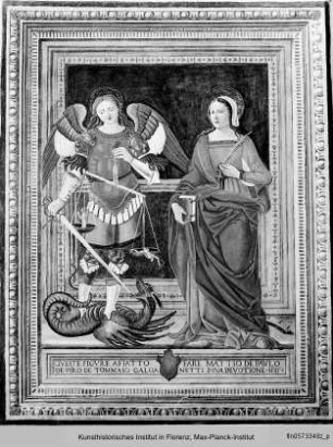 Erzengel Michael und heilige Katharina
