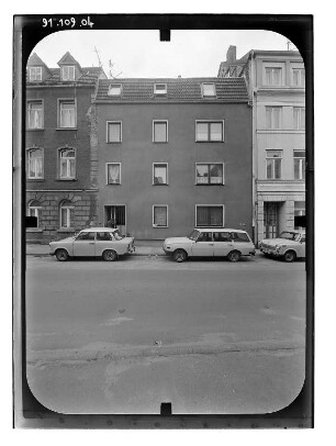 Wismar-Altstadt, Bademutterstraße. Wohnhaus. Straßenfront