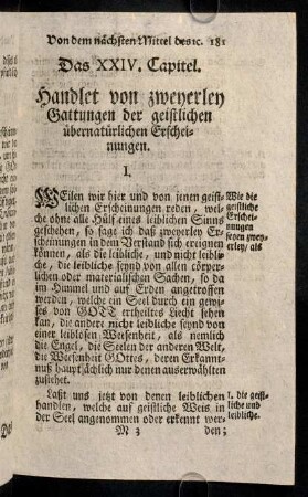 181-187, Das XXIV. Capitel