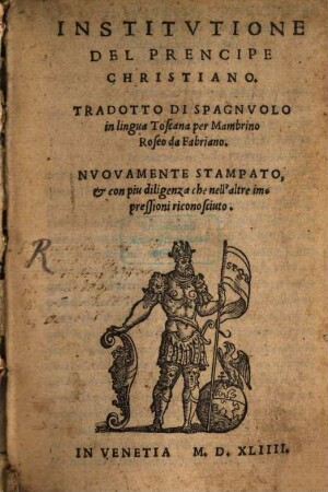 Institutione del Prencipe christiano