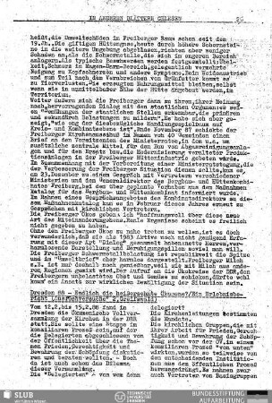 Dresden 88 - endlich die heißersehnte Ökumene? : ein Erlebnisbericht
