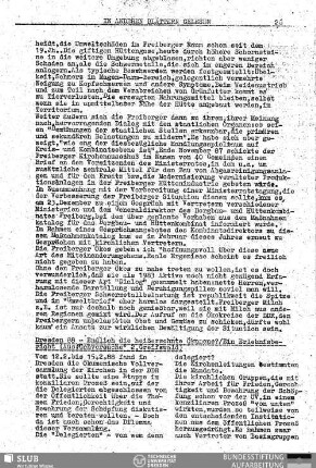 Dresden 88 - endlich die heißersehnte Ökumene? : ein Erlebnisbericht