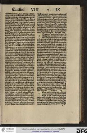 Questio VIII.
