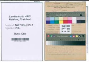 Entnazifizierung Otto Buss , geb. 22.05.1904 (Hausmeister)