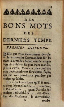 Recueil des bons contes et des bons mots : de leur usage, de la raillérie des anciens ...