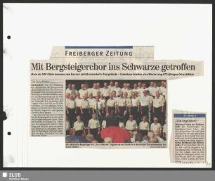 Mit Bergsteigerchor ins Schwarze getroffen