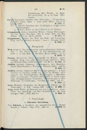 4. Metaphysik.