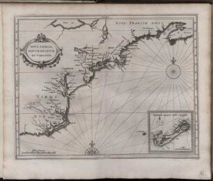 Nova Anglia. Novum Belgium et Virginia.