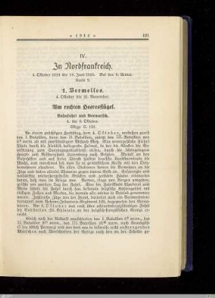 IV. In Nordfrankreich