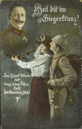 Heil dir im Siegerkranz - Sei, Kaiser Wilhelm [...]