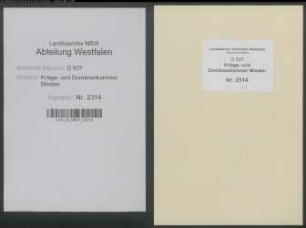 Erbverpachtung des Vorwerks Limberg