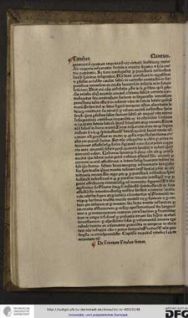 Titulus sextus.