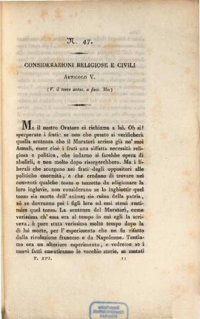 Memorie di religione, di morale e di letteratura, 16. 1854 = Fasc. 47