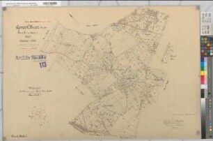 Buer (Gelsenkirchen), Umlegung Buer-Resse, Urkarte 1 Flur 8,2