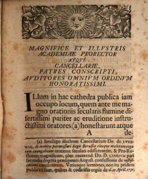Iusti Henningii Böhmeri ... Oratio secularis de meritis Augustanae Confessionis in rem iuridicam in solenni promotione doctorali d. XXVI. Iun. MDCCXXX recitata : Accessit ob materiae affinitatem dissertatio inauguralis de beneficiis iuris Augustanae confessionis d. XXIII. Iun. MDCCXXX in auditorio maiori publico examini subiecta