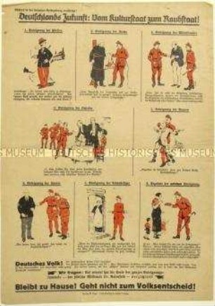 Aufruf zum Boykott des Volksentscheids zur Fürstenenteignung 1926