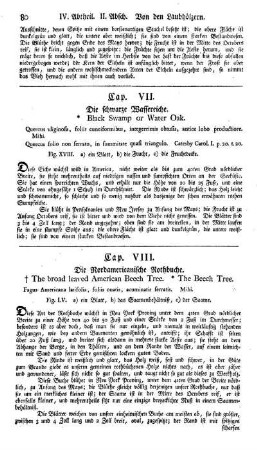 Cap. VII. Die schwarze Wassereiche. Quercus vliginosa. Mihi.