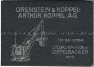 Spezialkatalog für Löffelbagger