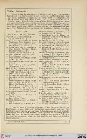 Literarischer Ratgeber des Kunstwart für 1905, [7]: Musik