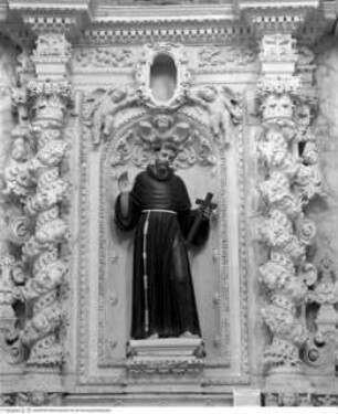 Altar des heiligen Franz von Assisi, Der heilige Franz von Assisi